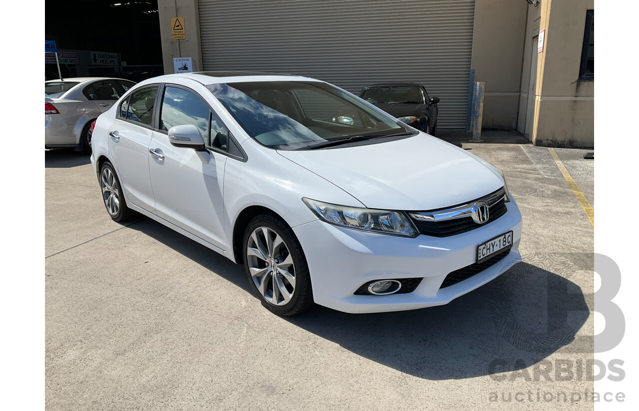 7/2012 Honda Civic Sport MY12 4d Sedan White 2.0L