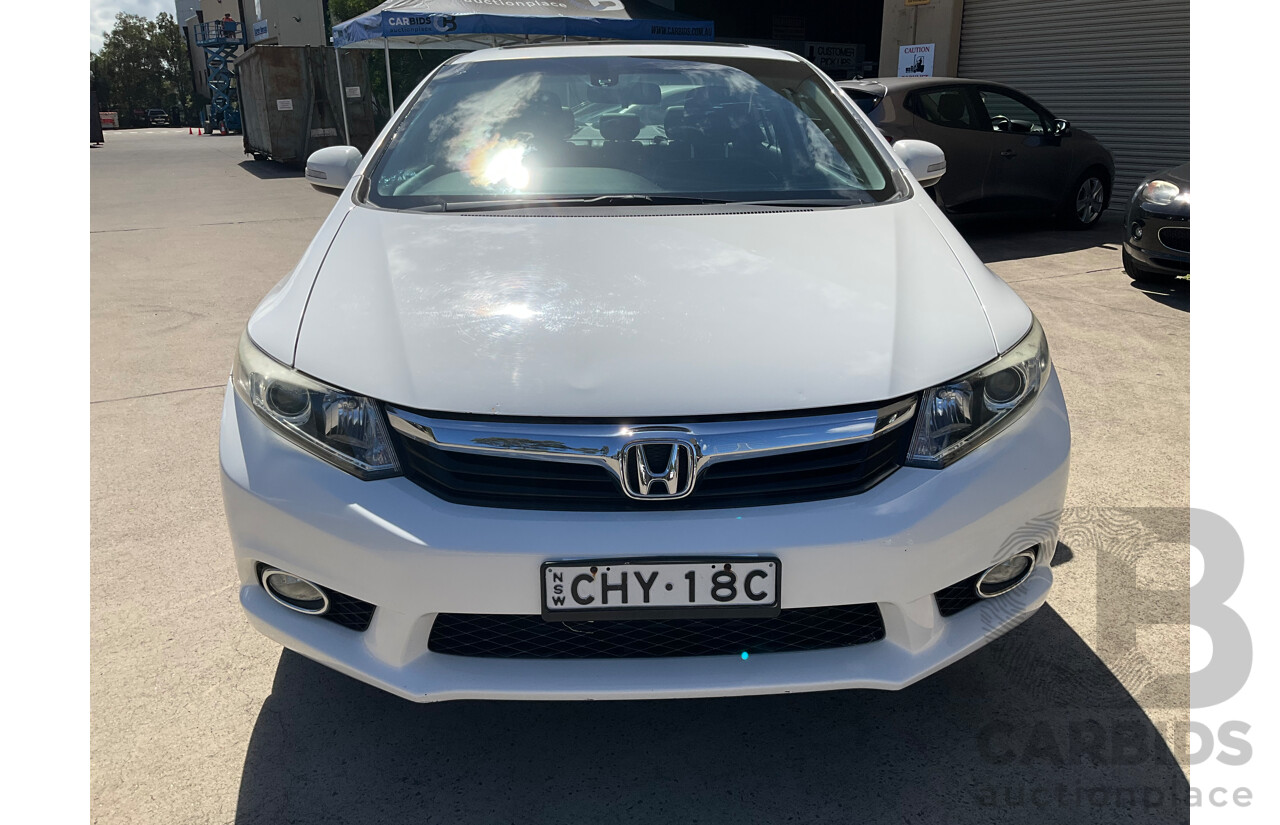 7/2012 Honda Civic Sport MY12 4d Sedan White 2.0L