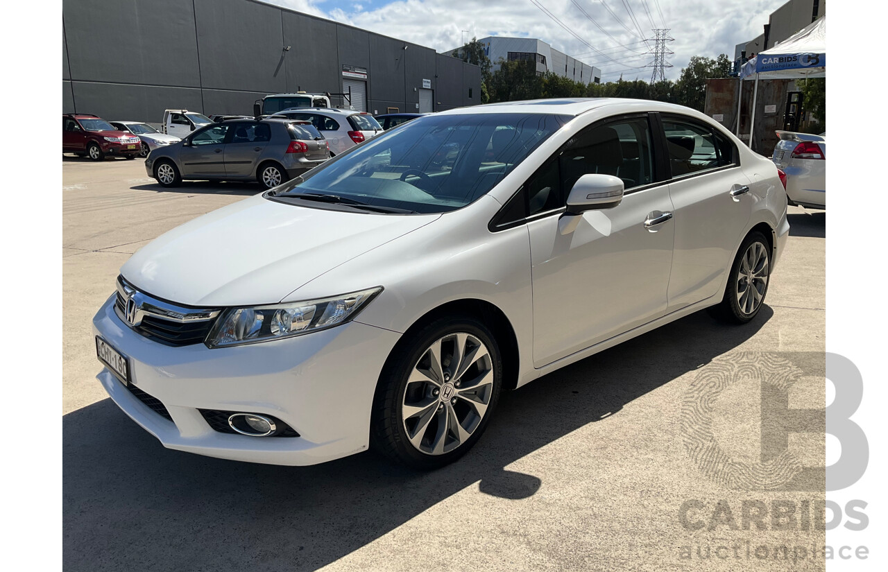 7/2012 Honda Civic Sport MY12 4d Sedan White 2.0L
