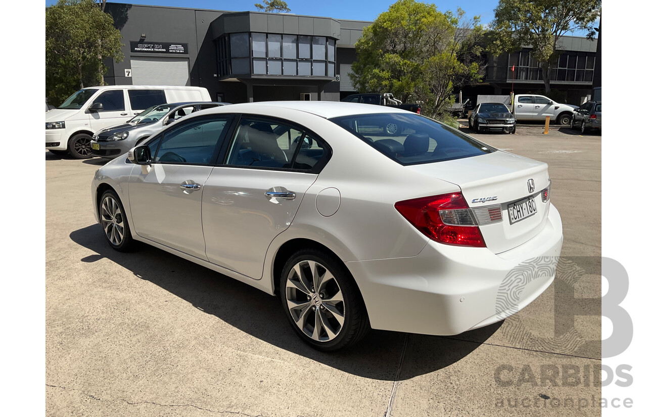 7/2012 Honda Civic Sport MY12 4d Sedan White 2.0L
