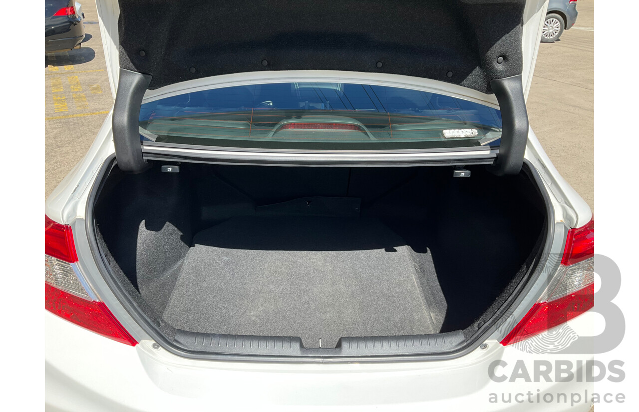 7/2012 Honda Civic Sport MY12 4d Sedan White 2.0L