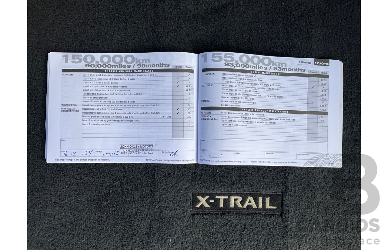 1/2013 Nissan X-Trail ST (4x4) T31 Series 5 4d Wagon Grey 2.5L