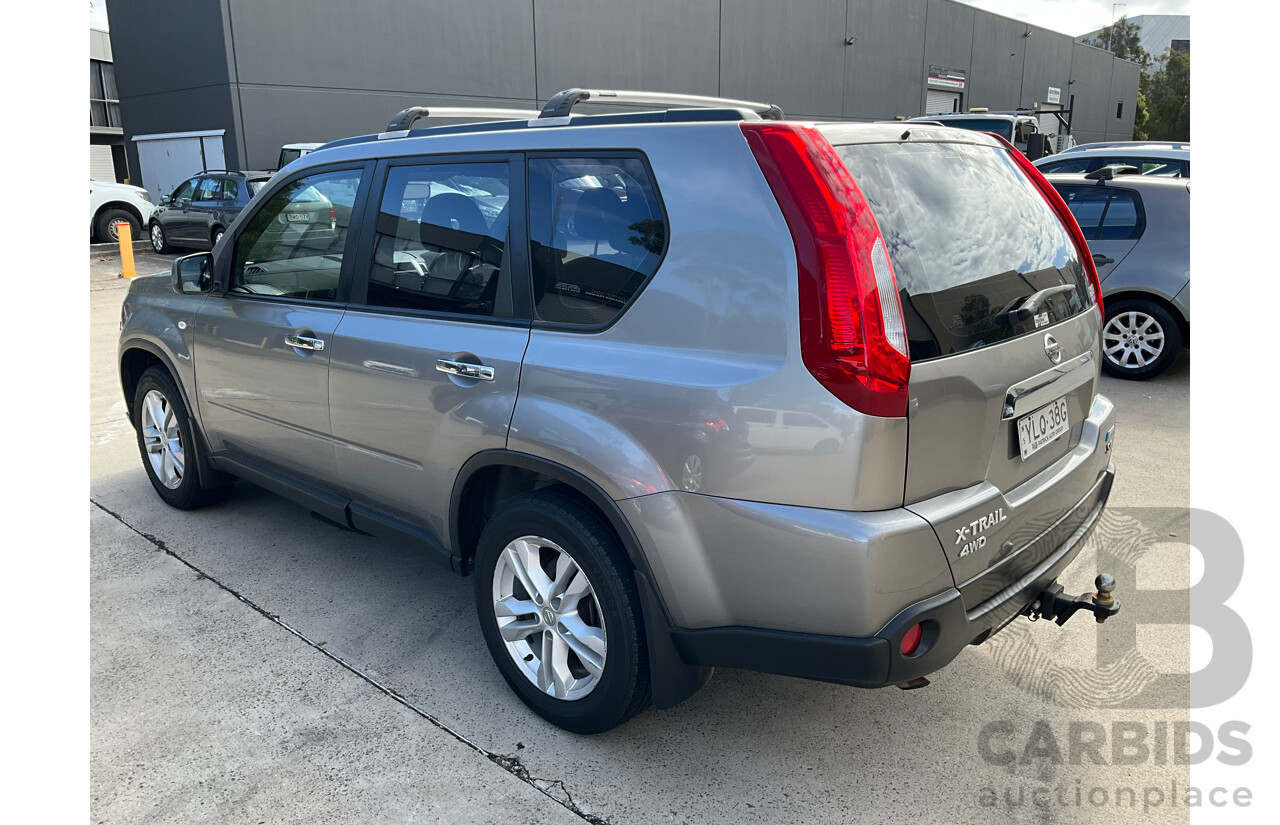 1/2013 Nissan X-Trail ST (4x4) T31 Series 5 4d Wagon Grey 2.5L