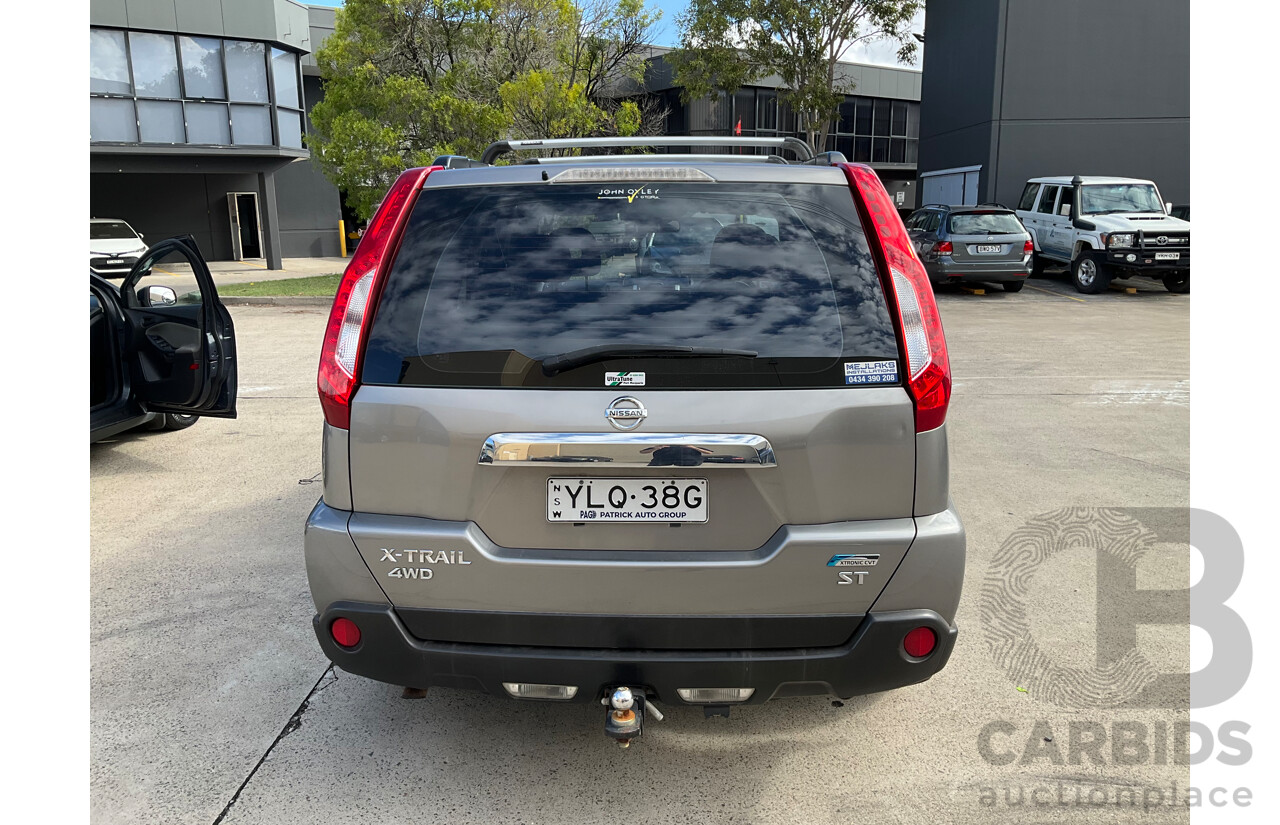1/2013 Nissan X-Trail ST (4x4) T31 Series 5 4d Wagon Grey 2.5L