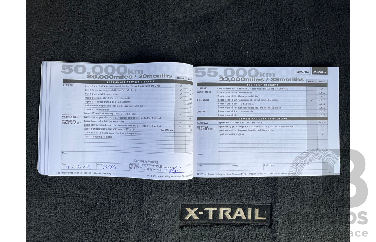 1/2013 Nissan X-Trail ST (4x4) T31 Series 5 4d Wagon Grey 2.5L