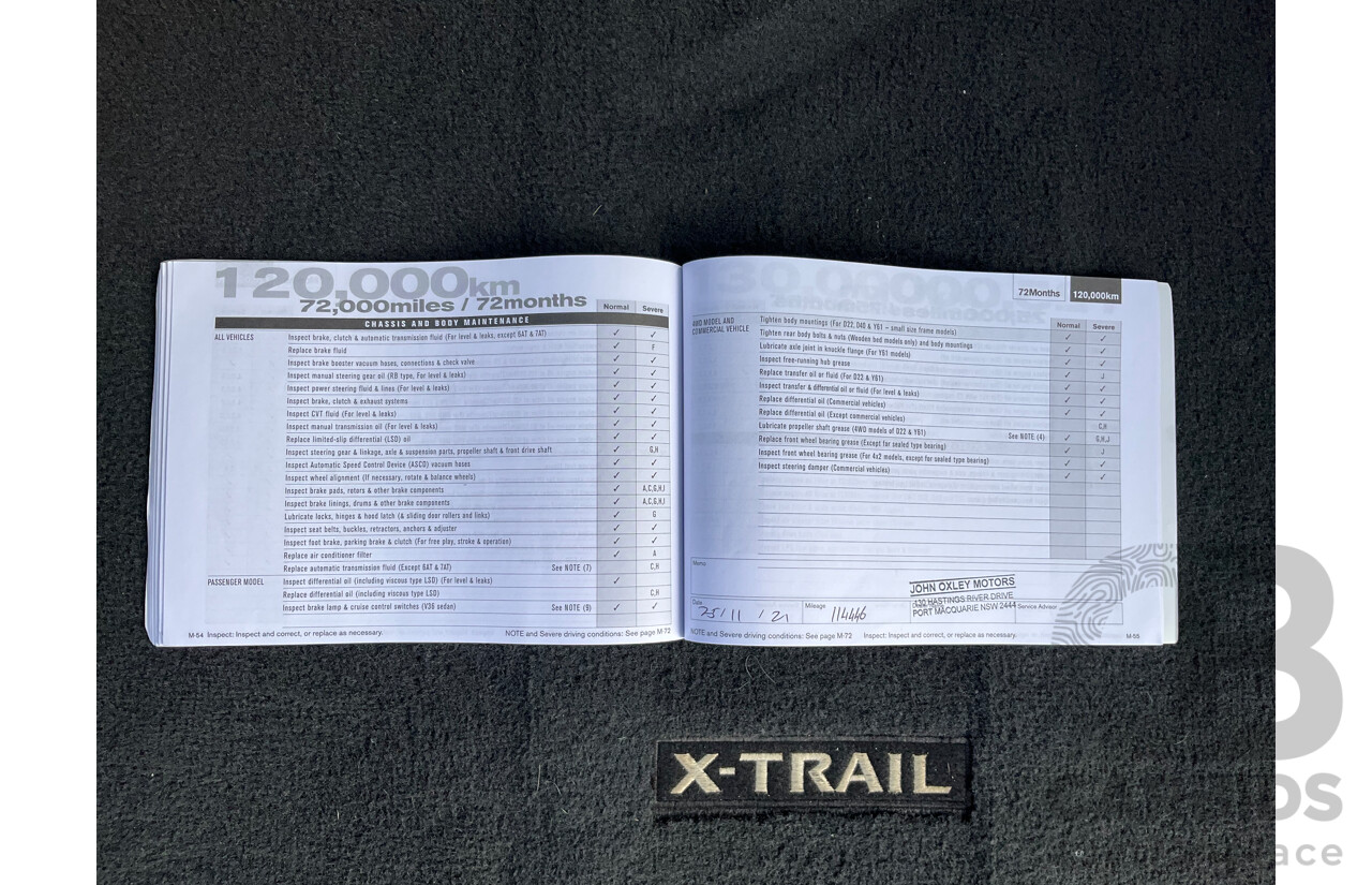 1/2013 Nissan X-Trail ST (4x4) T31 Series 5 4d Wagon Grey 2.5L