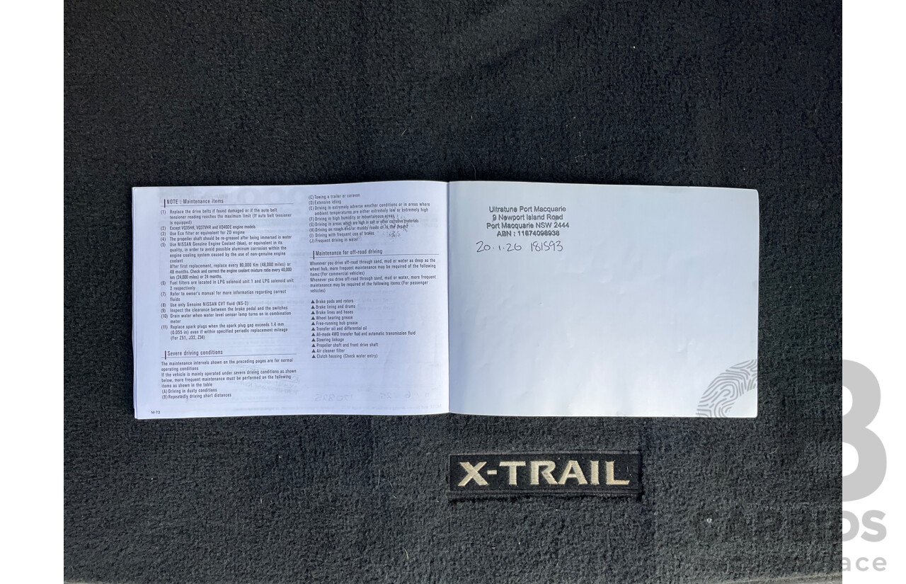 1/2013 Nissan X-Trail ST (4x4) T31 Series 5 4d Wagon Grey 2.5L