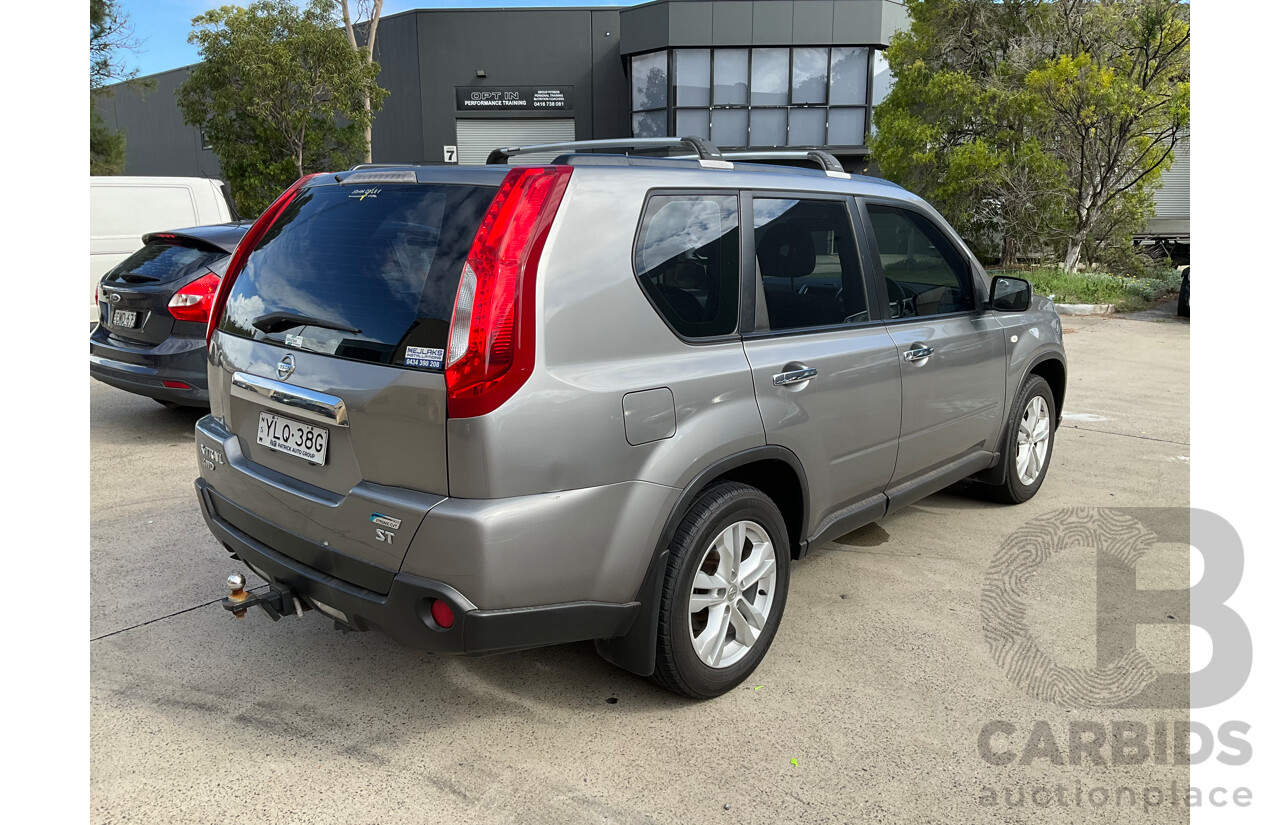 1/2013 Nissan X-Trail ST (4x4) T31 Series 5 4d Wagon Grey 2.5L