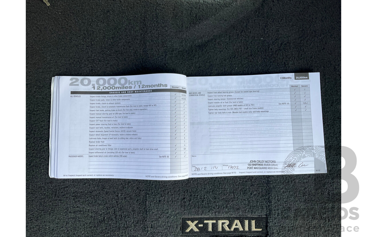 1/2013 Nissan X-Trail ST (4x4) T31 Series 5 4d Wagon Grey 2.5L