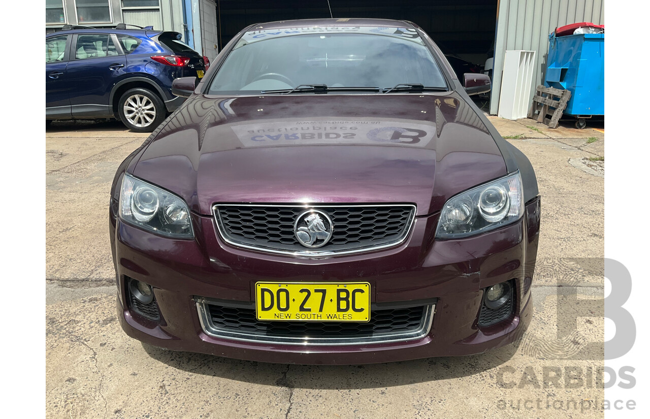 9/2012 Holden Commodore SV6 Z-Series VE II MY12.5 4d Sedan Purple 3.6L