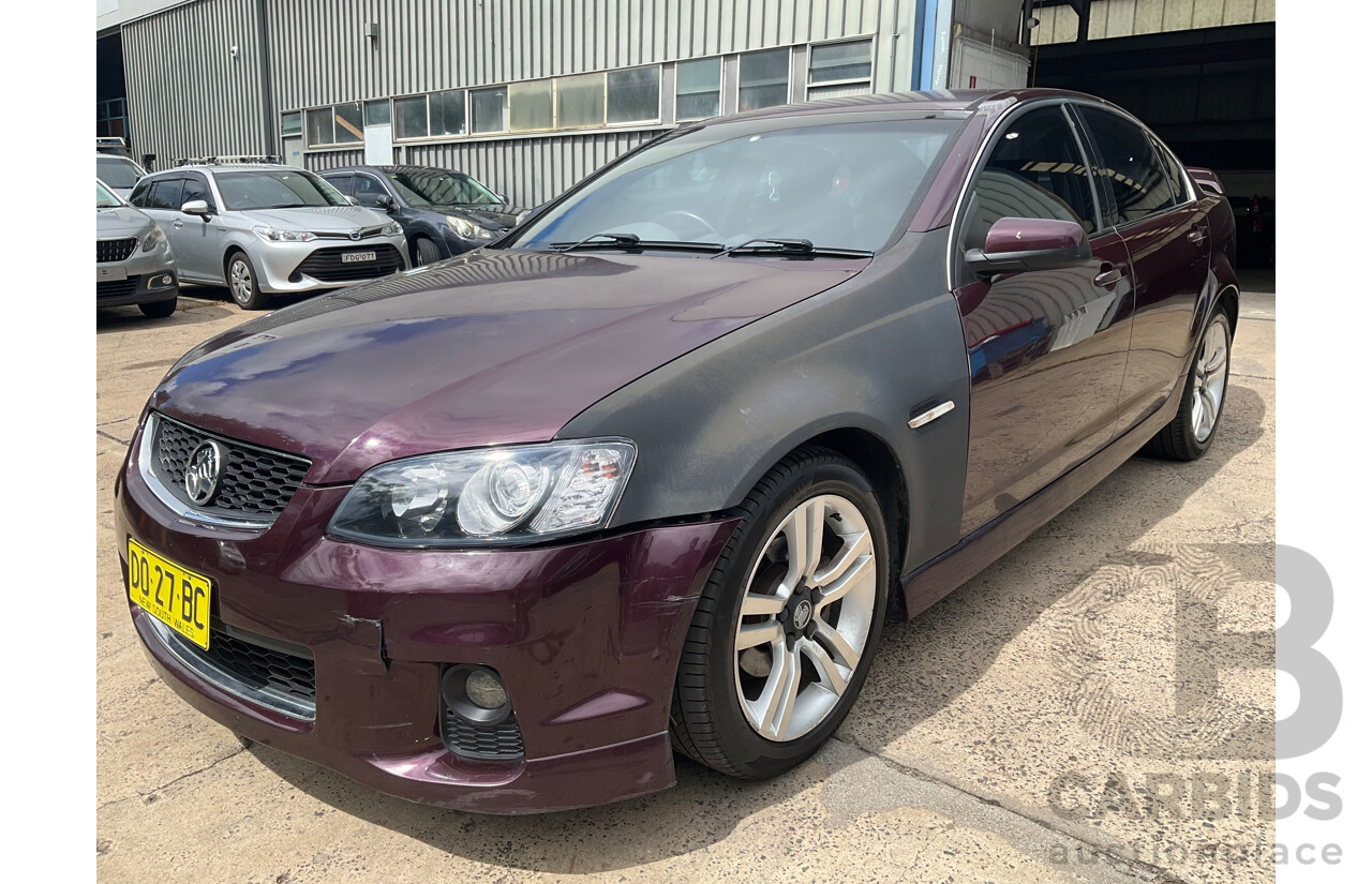 9/2012 Holden Commodore SV6 Z-Series VE II MY12.5 4d Sedan Purple 3.6L
