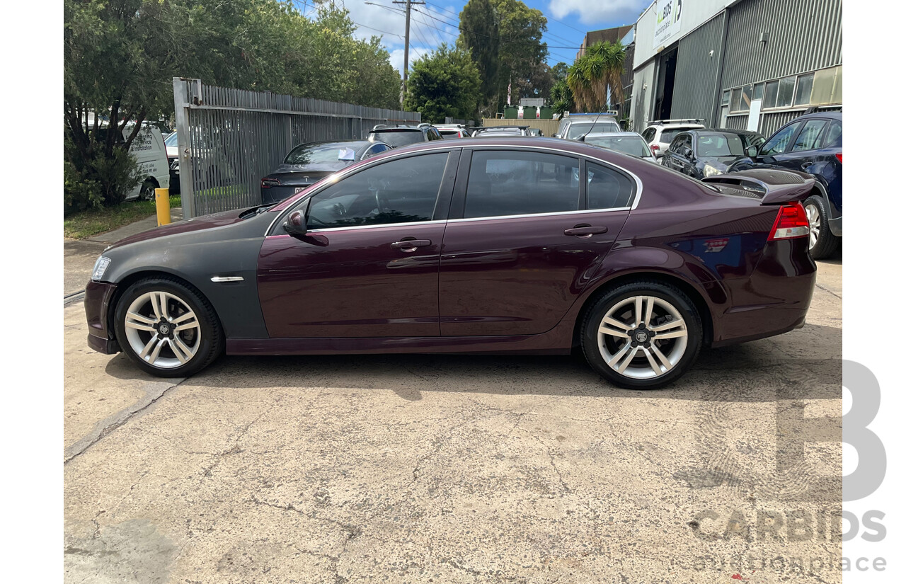 9/2012 Holden Commodore SV6 Z-Series VE II MY12.5 4d Sedan Purple 3.6L