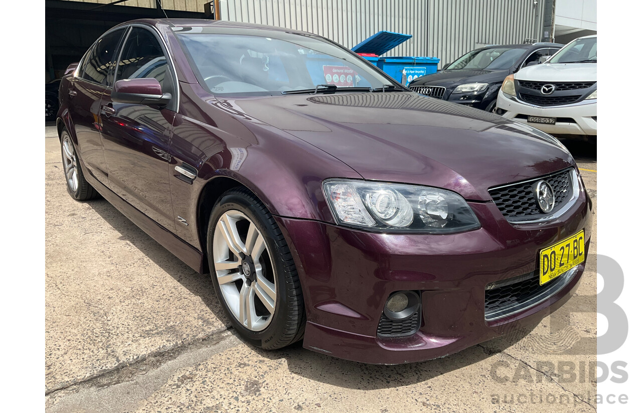 9/2012 Holden Commodore SV6 Z-Series VE II MY12.5 4d Sedan Purple V6 3.6L