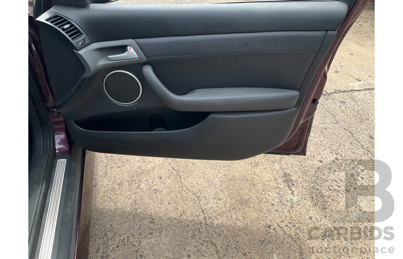 9/2012 Holden Commodore SV6 Z-Series VE II MY12.5 4d Sedan Purple 3.6L