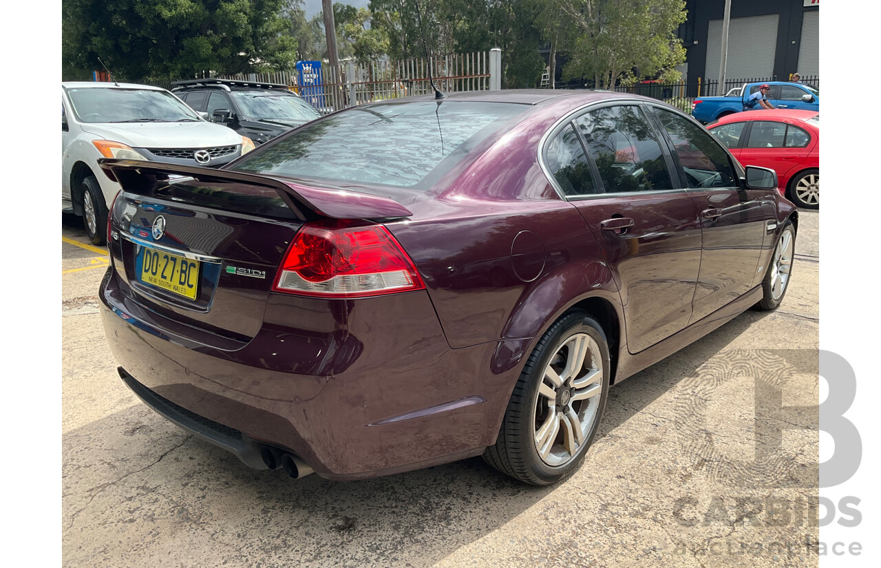 9/2012 Holden Commodore SV6 Z-Series VE II MY12.5 4d Sedan Purple V6 3.6L