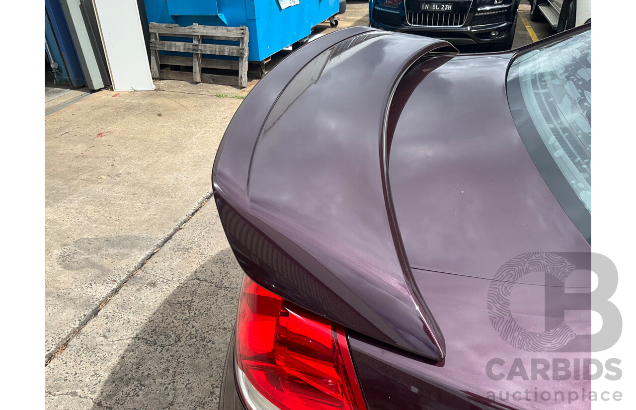 9/2012 Holden Commodore SV6 Z-Series VE II MY12.5 4d Sedan Purple V6 3.6L