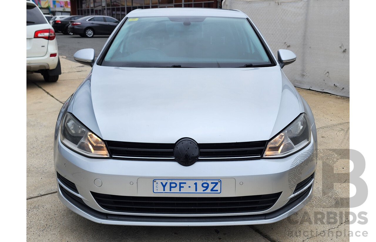 10/2015 Volkswagen Golf 92 TSI Comfortline AU MY16 5d Hatchback Silver 1.4L