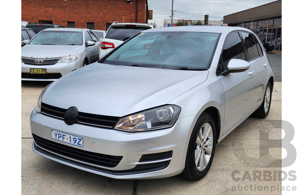 10/2015 Volkswagen Golf 92 TSI Comfortline AU MY16 5d Hatchback Silver 1.4L