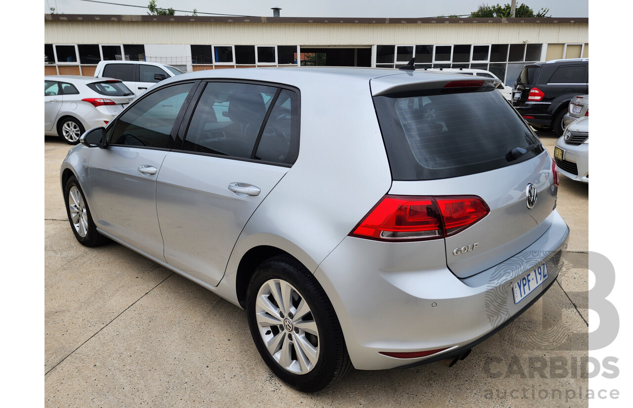 10/2015 Volkswagen Golf 92 TSI Comfortline AU MY16 5d Hatchback Silver 1.4L
