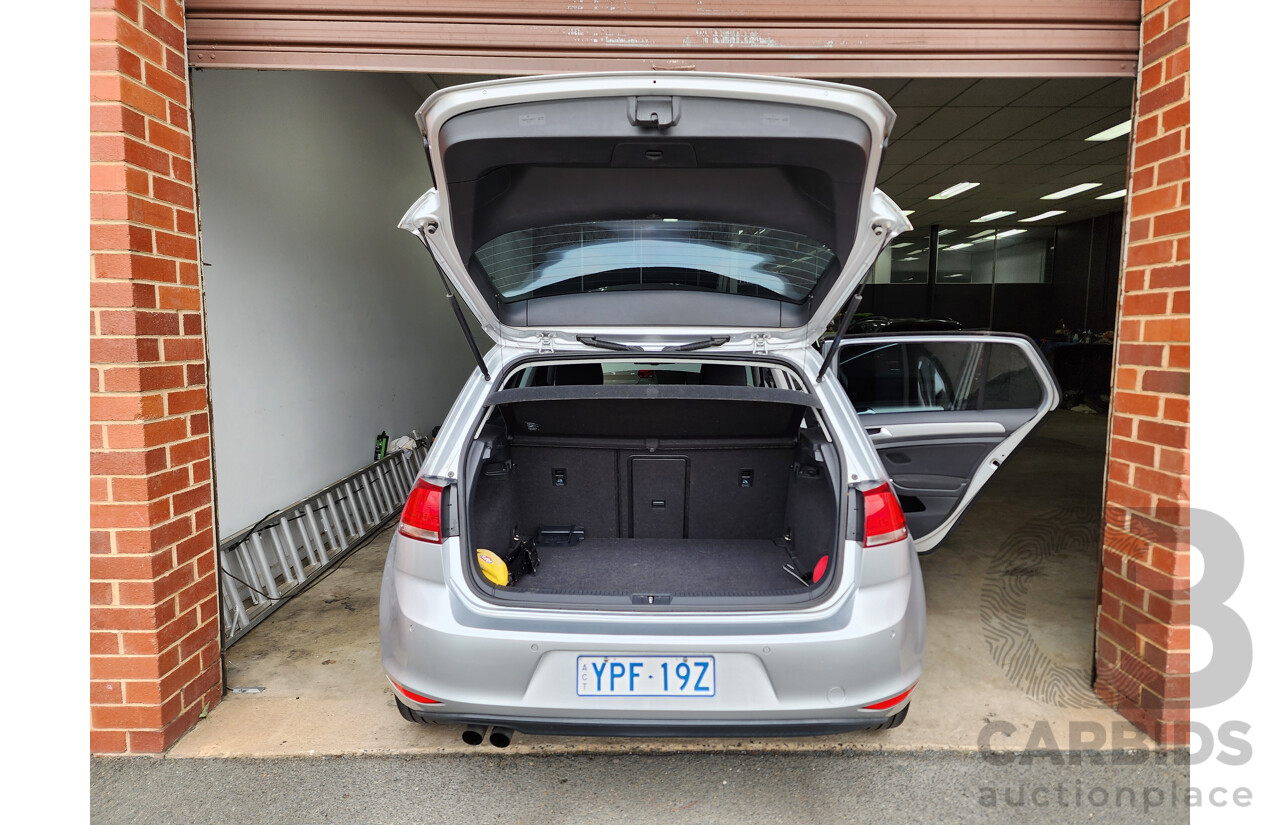 10/2015 Volkswagen Golf 92 TSI Comfortline AU MY16 5d Hatchback Silver 1.4L