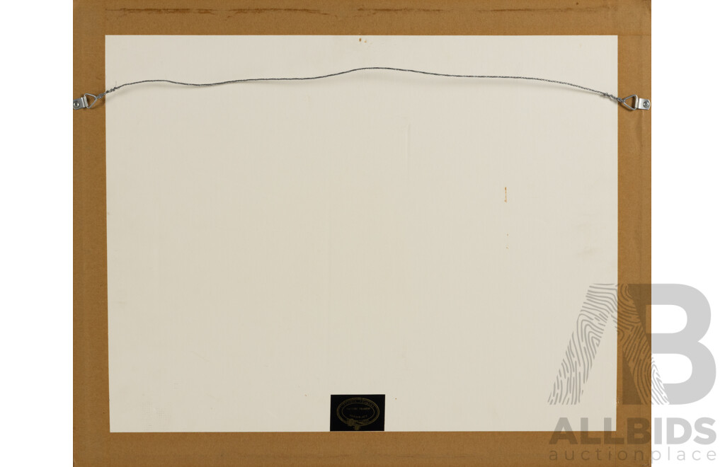 Oceania and the Pacific Ocean, Antique Map (c1890s), 45 x 56 cm (frame)