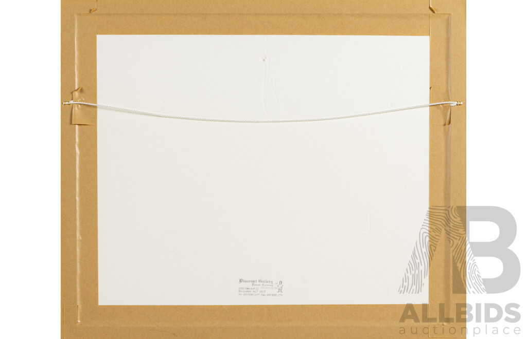 David Byard, (20th Century, Australian, 1943-), Boab Tree, Kimberleys, Western Australia, Quality Signed & Editioned Colour Print, 44 X 52 Cm (frame)