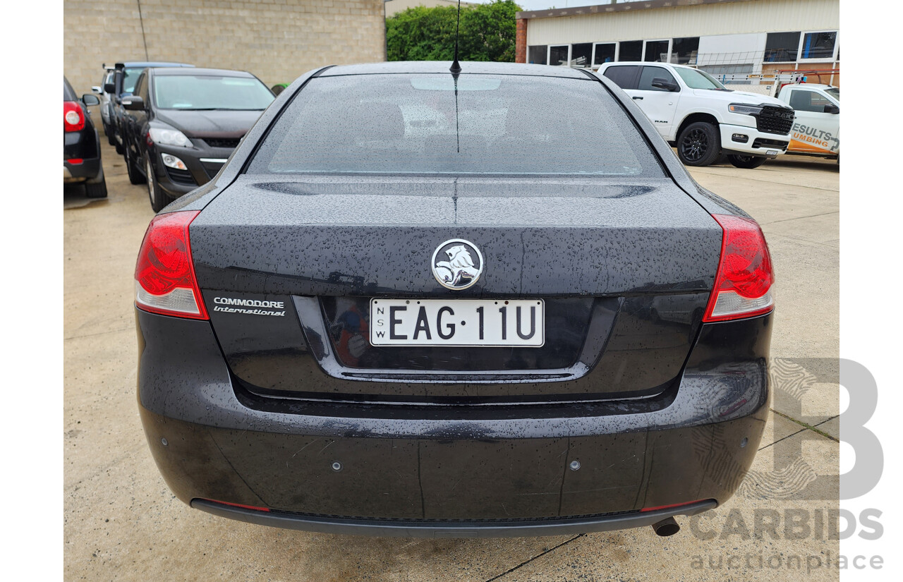 3/2009 Holden Commodore International VE MY09.5 4d Sedan Black 3.6L