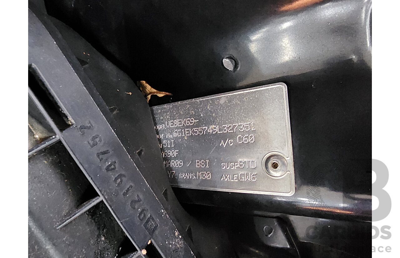 3/2009 Holden Commodore International VE MY09.5 4d Sedan Black 3.6L