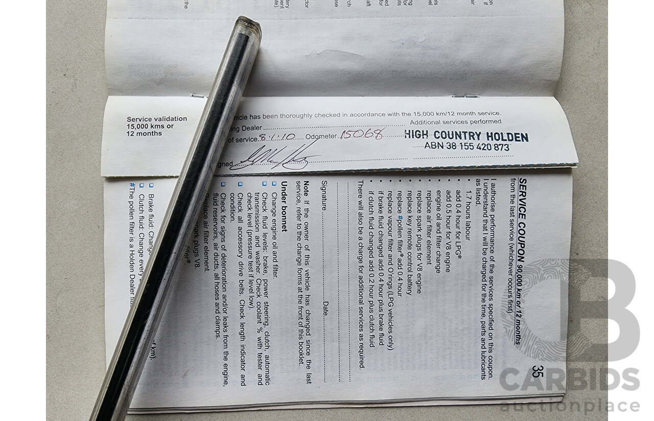 3/2009 Holden Commodore International VE MY09.5 4d Sedan Black 3.6L