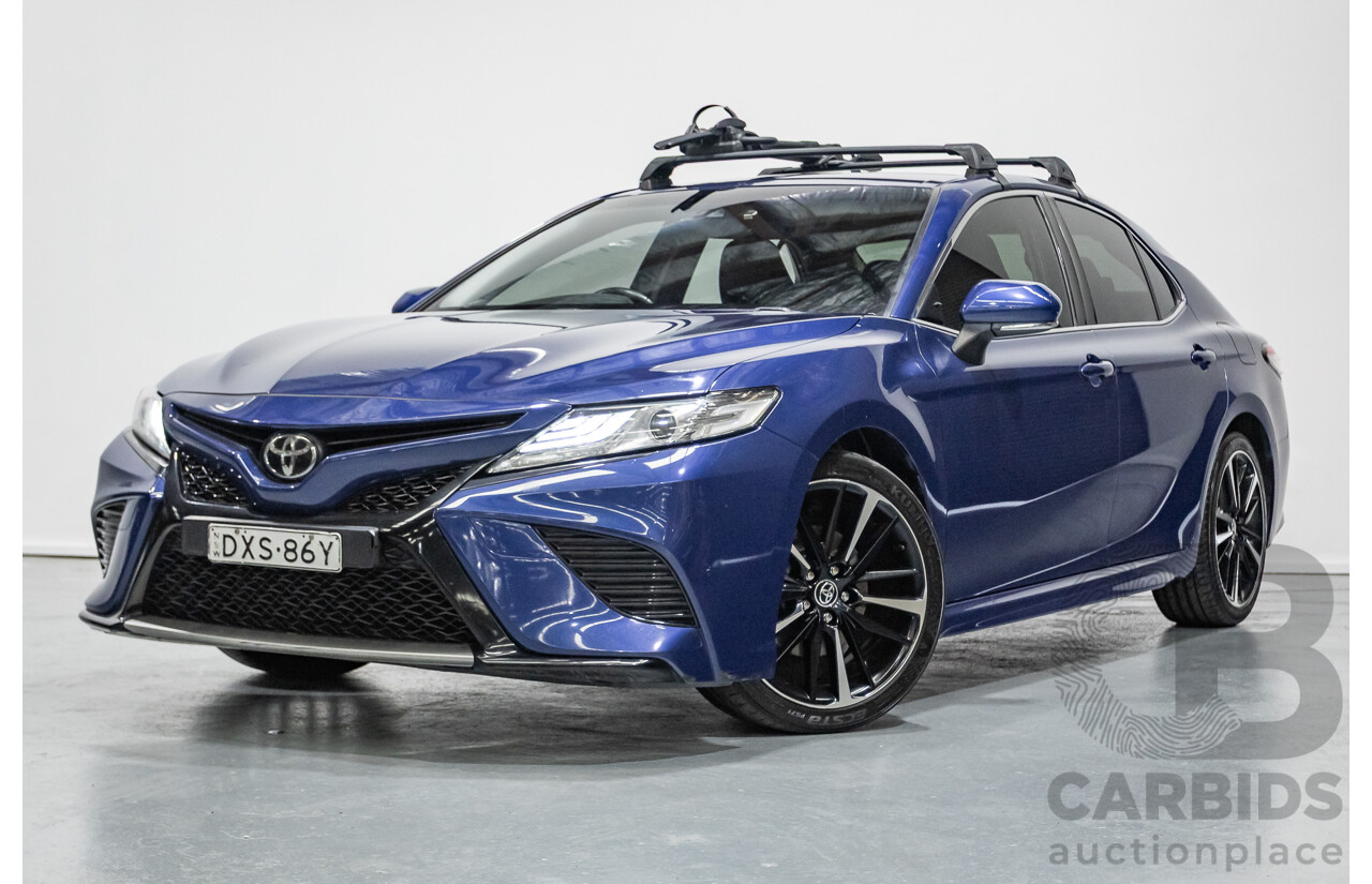 07/2018 Toyota Camry SX ASV70R MY18 4d Sedan Lunar Blue V6 3.5L