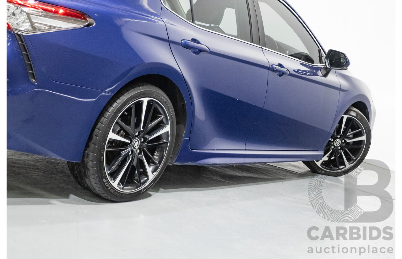 07/2018 Toyota Camry SX ASV70R MY18 4d Sedan Lunar Blue V6 3.5L