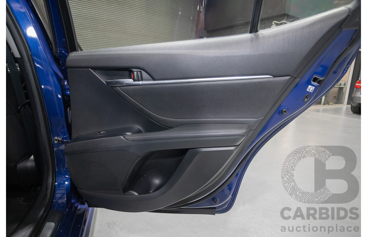 07/2018 Toyota Camry SX ASV70R MY18 4d Sedan Lunar Blue V6 3.5L