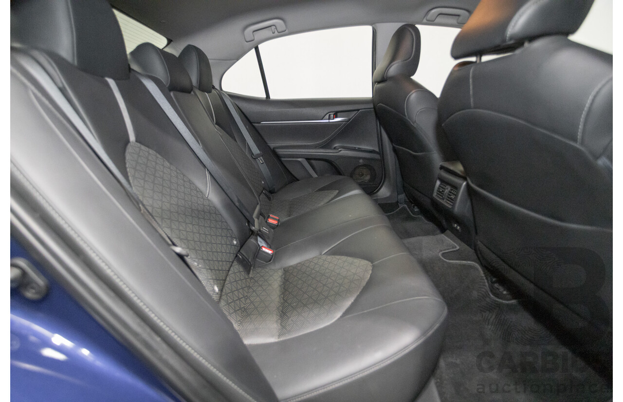 07/2018 Toyota Camry SX ASV70R MY18 4d Sedan Lunar Blue V6 3.5L