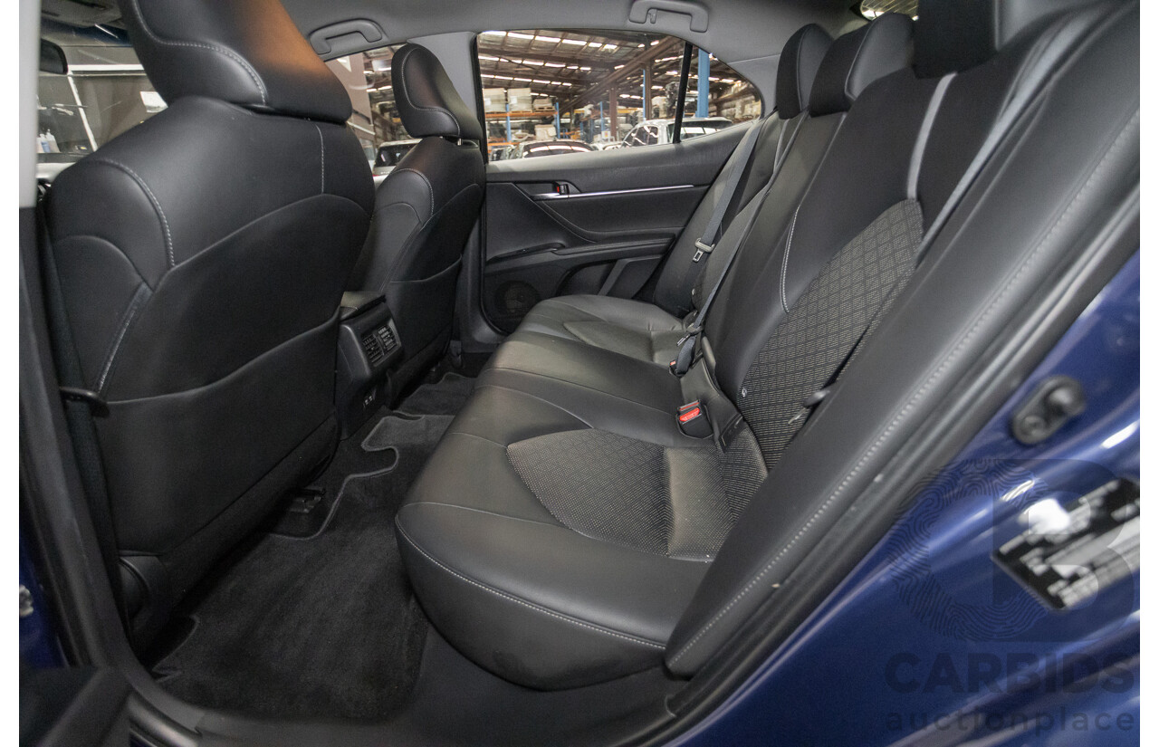 07/2018 Toyota Camry SX ASV70R MY18 4d Sedan Lunar Blue V6 3.5L
