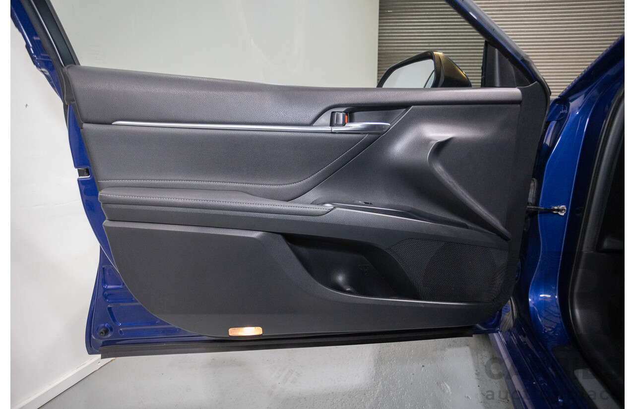 07/2018 Toyota Camry SX ASV70R MY18 4d Sedan Lunar Blue V6 3.5L