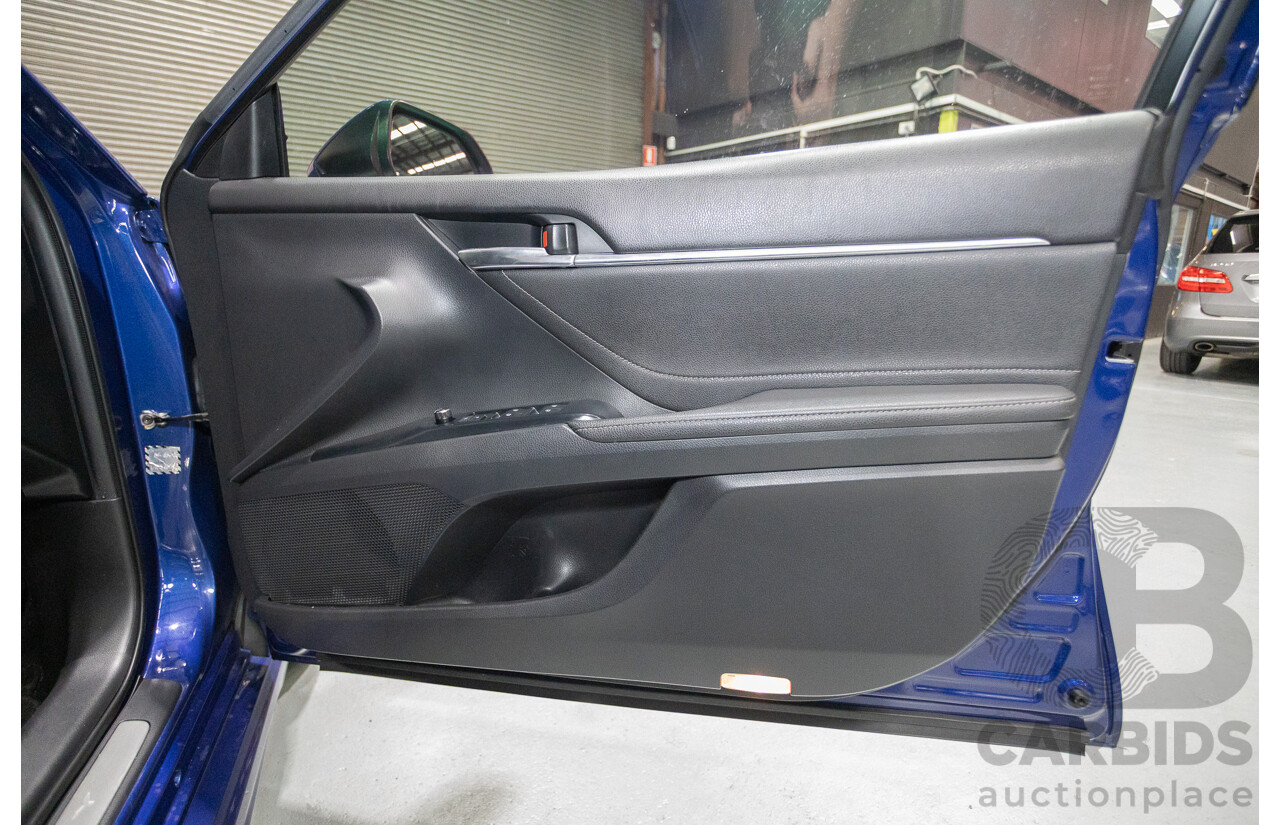 07/2018 Toyota Camry SX ASV70R MY18 4d Sedan Lunar Blue V6 3.5L