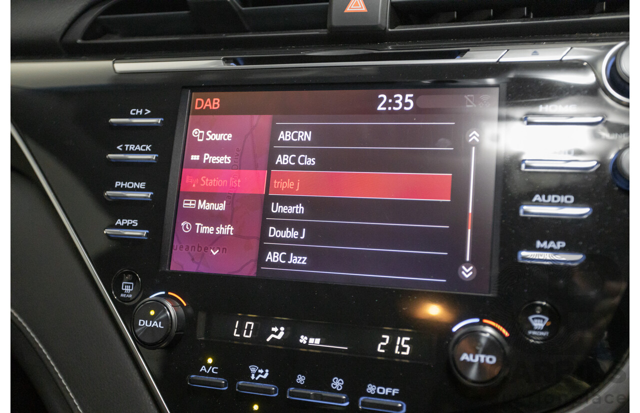 07/2018 Toyota Camry SX ASV70R MY18 4d Sedan Lunar Blue V6 3.5L