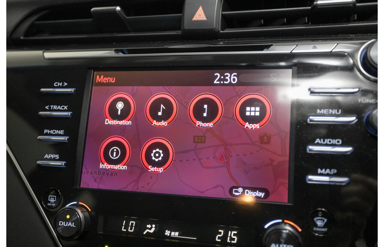 07/2018 Toyota Camry SX ASV70R MY18 4d Sedan Lunar Blue V6 3.5L