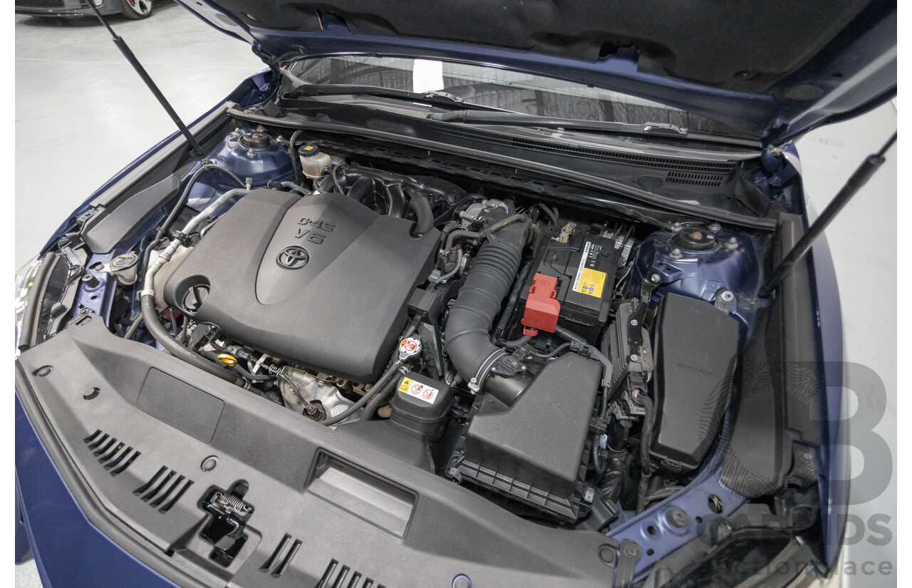 07/2018 Toyota Camry SX ASV70R MY18 4d Sedan Lunar Blue V6 3.5L