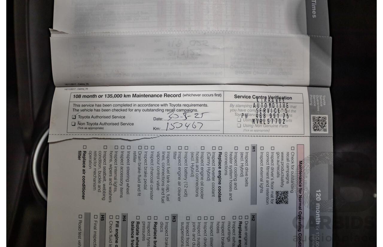 07/2018 Toyota Camry SX ASV70R MY18 4d Sedan Lunar Blue V6 3.5L