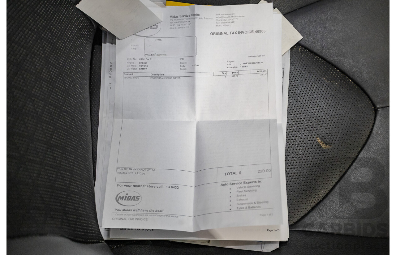 07/2018 Toyota Camry SX ASV70R MY18 4d Sedan Lunar Blue V6 3.5L