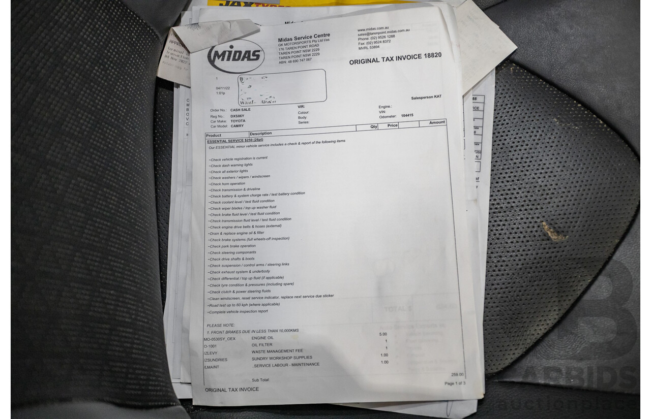 07/2018 Toyota Camry SX ASV70R MY18 4d Sedan Lunar Blue V6 3.5L