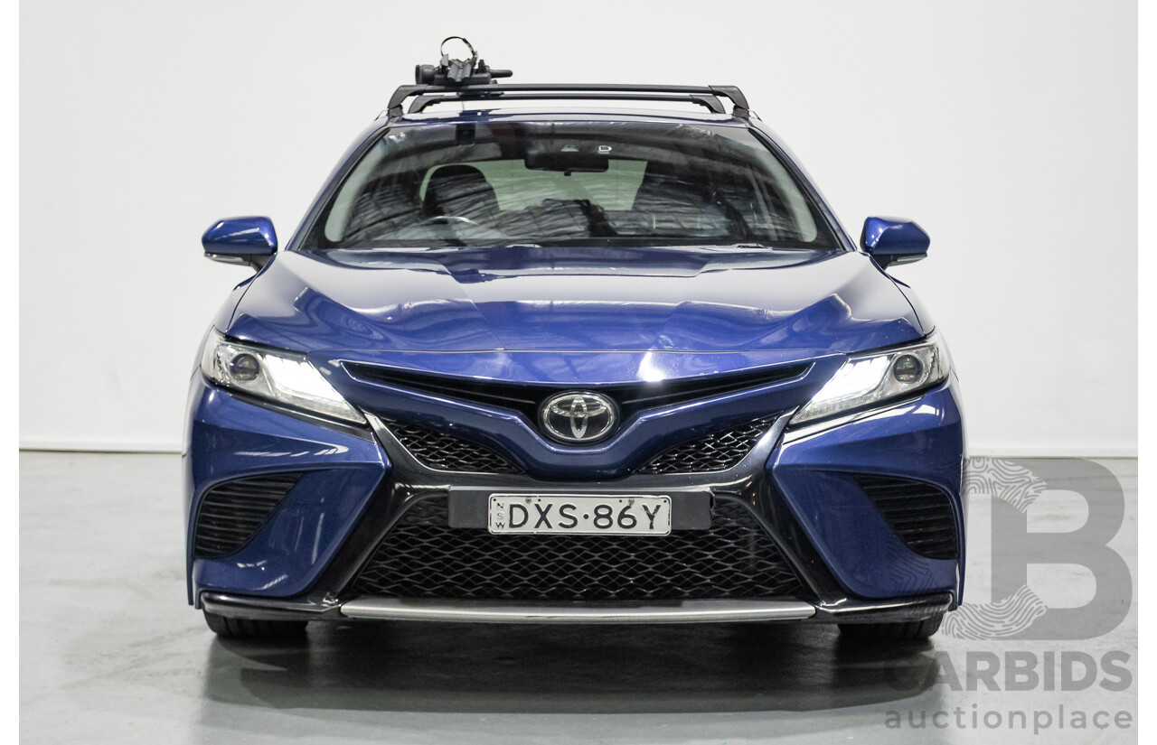 07/2018 Toyota Camry SX ASV70R MY18 4d Sedan Lunar Blue V6 3.5L