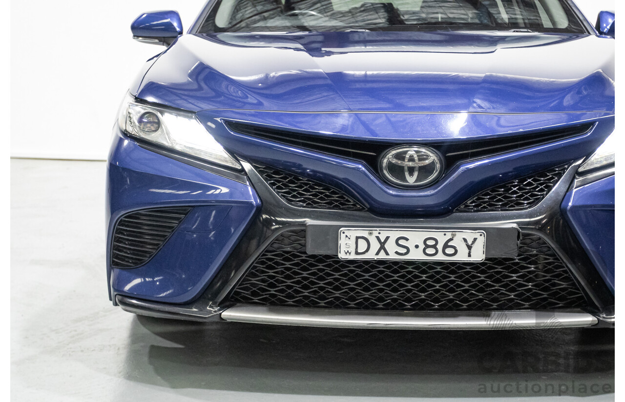 07/2018 Toyota Camry SX ASV70R MY18 4d Sedan Lunar Blue V6 3.5L