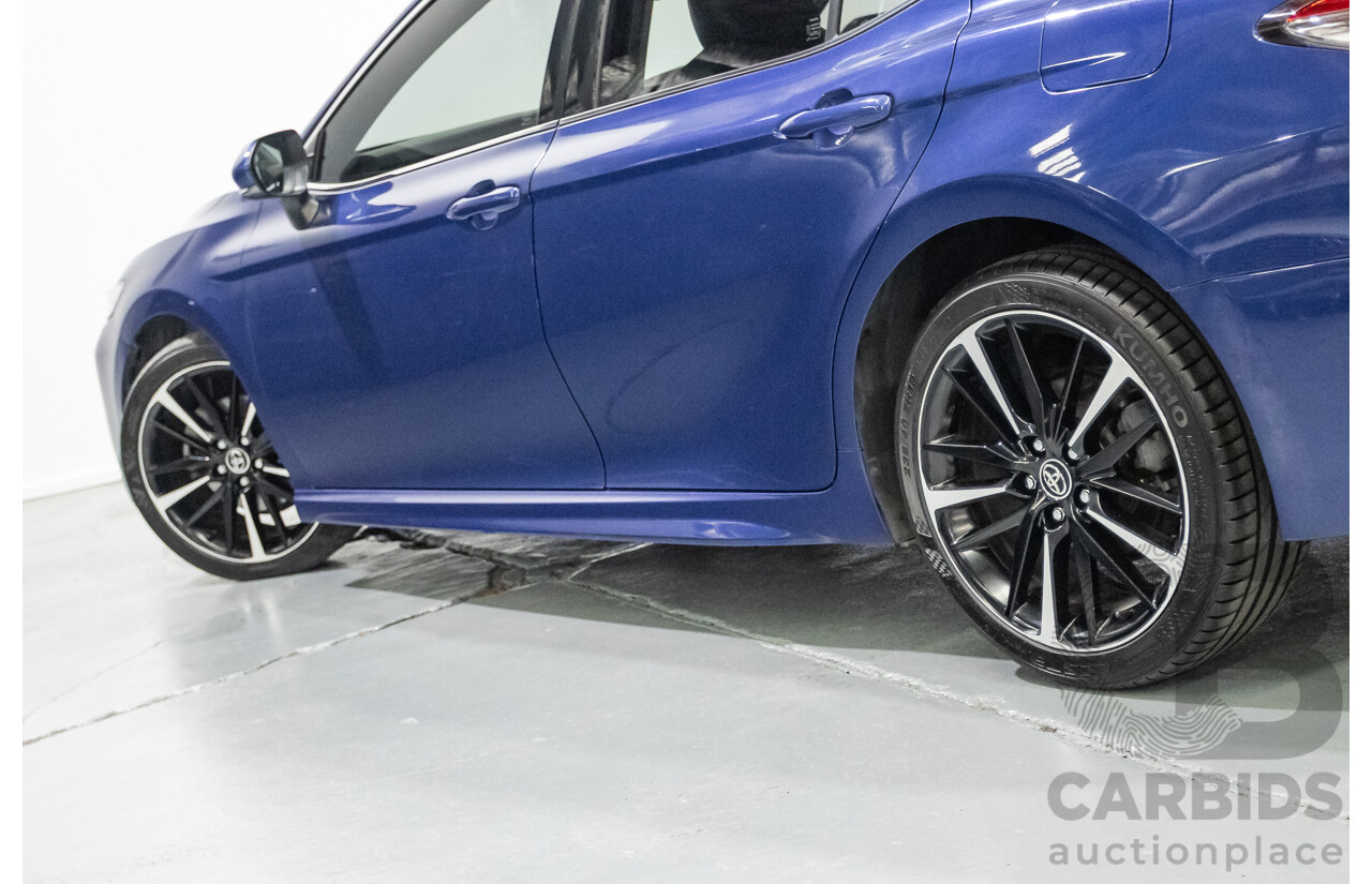 07/2018 Toyota Camry SX ASV70R MY18 4d Sedan Lunar Blue V6 3.5L