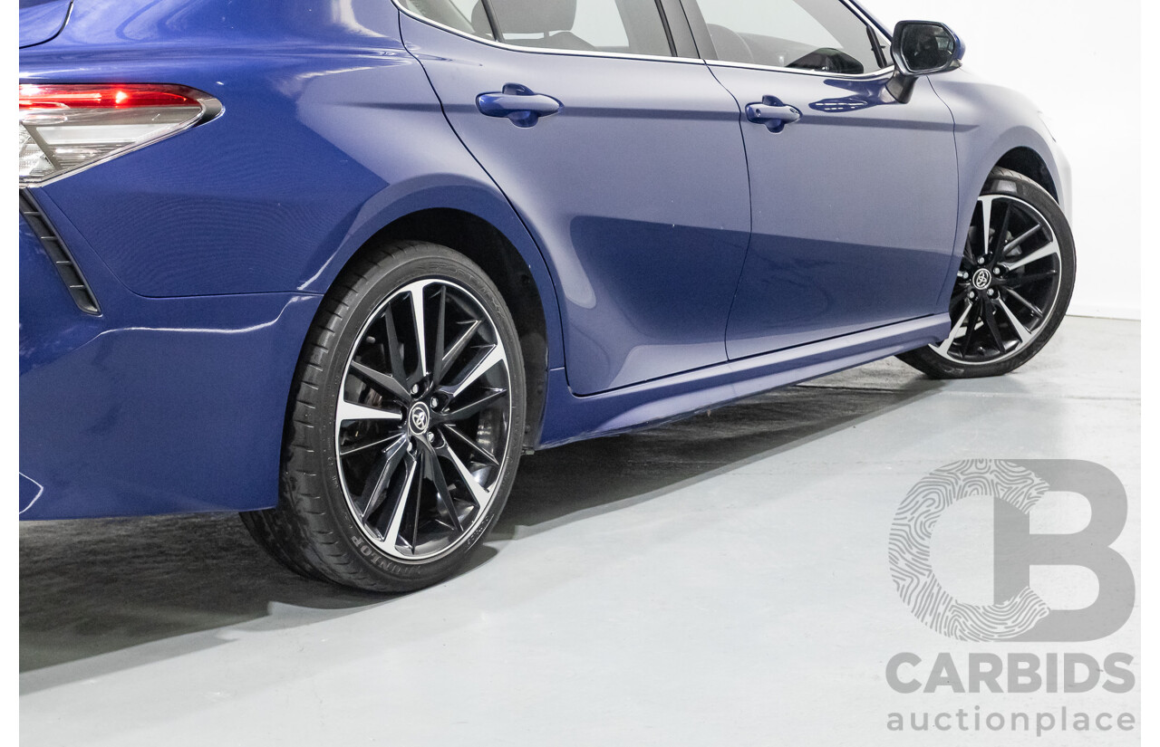 07/2018 Toyota Camry SX ASV70R MY18 4d Sedan Lunar Blue V6 3.5L