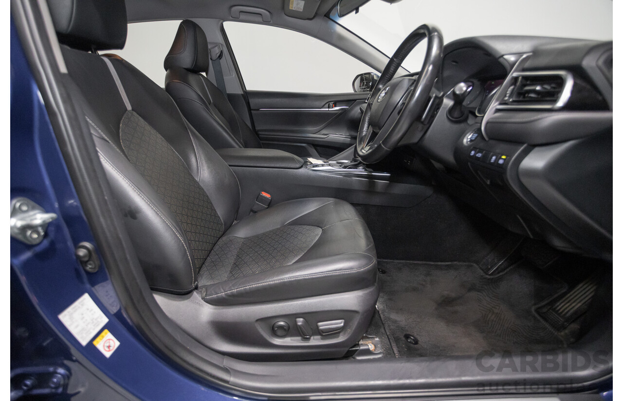 07/2018 Toyota Camry SX ASV70R MY18 4d Sedan Lunar Blue V6 3.5L