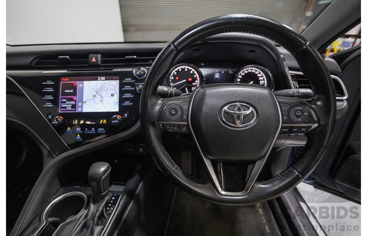 07/2018 Toyota Camry SX ASV70R MY18 4d Sedan Lunar Blue V6 3.5L