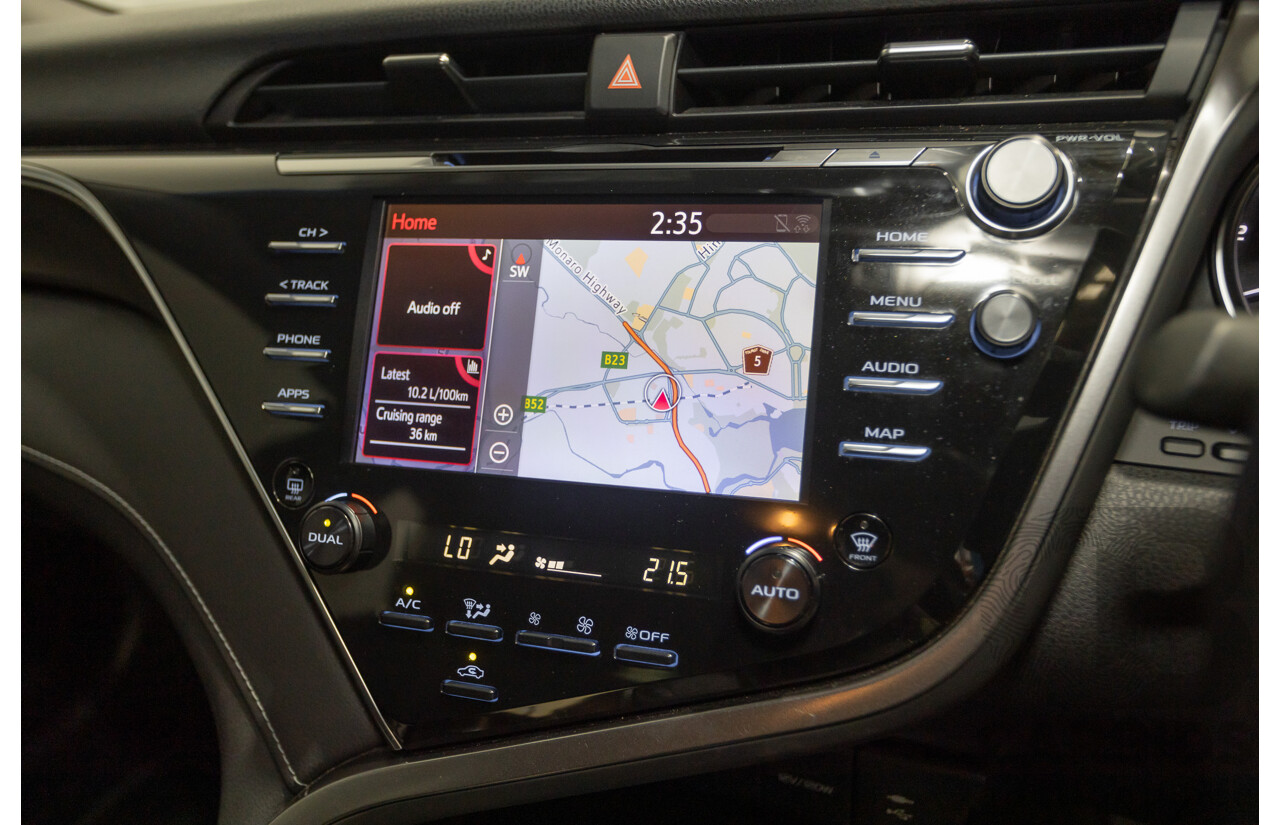 07/2018 Toyota Camry SX ASV70R MY18 4d Sedan Lunar Blue V6 3.5L