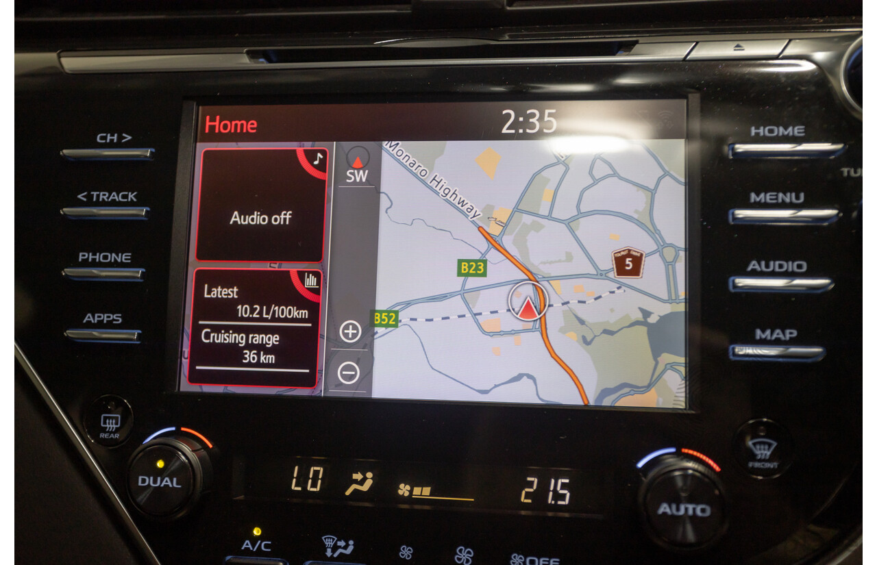 07/2018 Toyota Camry SX ASV70R MY18 4d Sedan Lunar Blue V6 3.5L